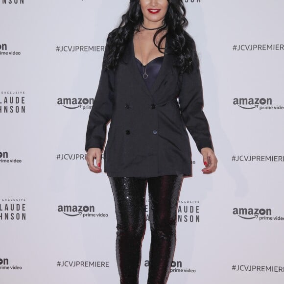 Karima Charni - Présentation de la série "Jean-Claude Van Johnson" par Amazon TV au cinéma Le Grand Rex à Paris, le 12 décembre 2017.