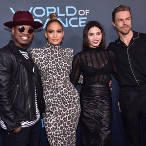 Jenna Dewan, animatrice de "World of Dance" avec Jennifer Lopez, Ne-Yo et Derek Hough, à la présentation de la nouvelle saison à New York, le 1er mai 2018.  