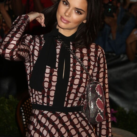 Kendall Jenner assiste à la soirée d'ouverture du magasin Longchamp sur la 5th Avenue à New York, le 3 mai 2018.