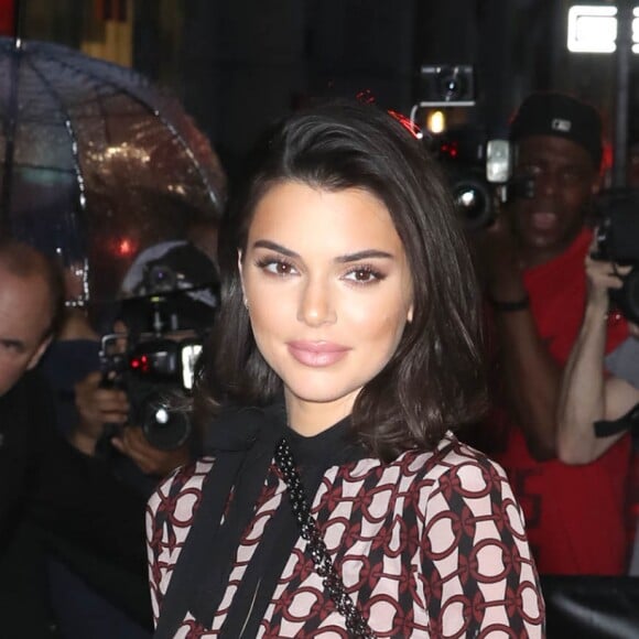 Kendall Jenner assiste à la soirée d'ouverture du magasin Longchamp sur la 5th Avenue à New York, le 3 mai 2018.