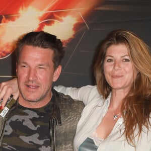 Benjamin Castaldi et sa femme Aurore Aleman - Avant-première du film "Taxi 5" au cinéma le Grand Rex à Paris, France, le 8 avril 2018. © Coadic Guirec/Bestimage