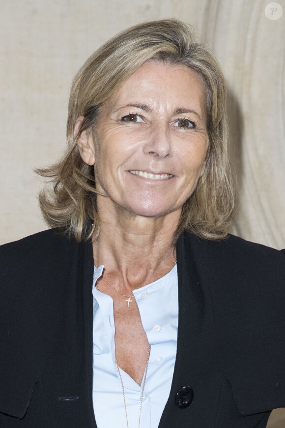 Claire Chazal au défilé de mode "Christian Dior", collection prêt-à-porter Printemps-Eté 2017 à Paris, le 30 septembre 2016. © Olivier Borde/Bestimage