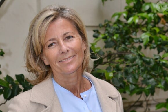 Claire Chazal à la conférence de presse de la Flamme Marie Claire à l'hôtel Marois dans les salons France-Amériques à Paris le 14 juin 2016.