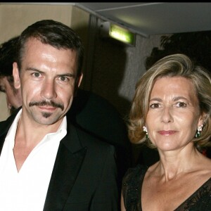 Philippe Torreton et Claire Chazal au dîner d'ouverture du 59e Festival de Cannes en mai 2006