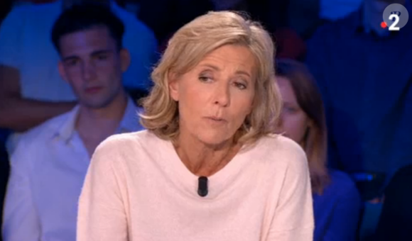 Claire Chazal dans l'émission "On n'est pas couché" sur France 2 le 5 mai 2018