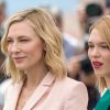 Cate Blanchett, présidente du jury, Léa Seydoux lors du photocall du jury du 71ème Festival International du Film de Cannes, le 8 mai 2018. © Borde/Jacovides/Moreau / Bestimage