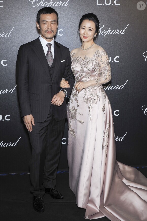 Liao Fan et Zhao Tao - Photocall de la soirée "The Gentlemen's Evening" par Chopard à l'hôtel Martinez lors du 71ème festival international de Cannes le 9 mai 2018. © Borde Jacovides Moreau /Bestimage