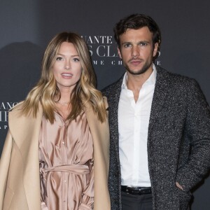 Caroline Receveur et son compagnon Hugo Philip - Avant-première mondiale de " 50 nuances plus claires " à la salle Pleyel à Paris le 6 février 2018.