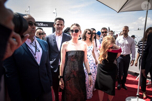 Lupita Nyong'o, Penelope Cruz (robe Ralph Lauren Collection), Jessica Chastain, Marion Cotillard, Fan Bingbing au photocall de "355" lors du 71ème Festival International du Film de Cannes, le 10 mai 2018. © Jacovides-Borde-Moreau/Bestimage