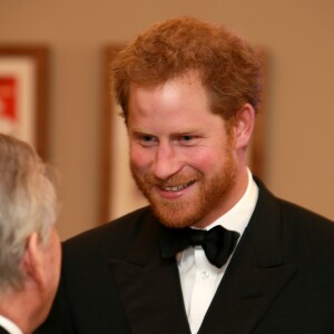 Le prince Harry lors de l'avant-première mondiale du James Bond "Spectre" au Royal Albert Hall à Londres le 26 octobre 2015.