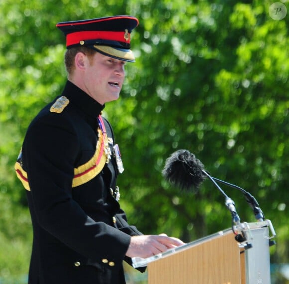Le prince Harry - Commémoration au "Bastion Memorial" à Staffs, en hommage aux victimes de la guerre en Afghanistan. Le 11 juin 2015 11/06/2015 - STAFFS