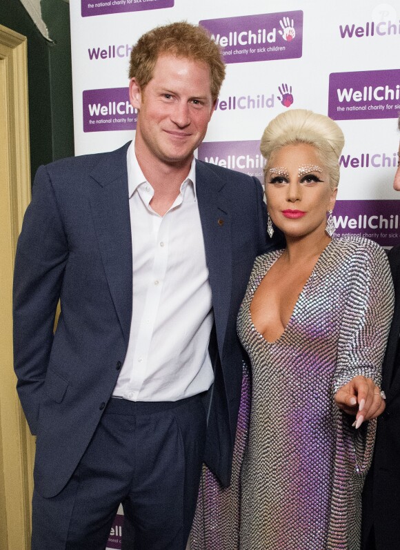 Le prince Harry au gala de charité organisé par Lady Gaga et Tony Bennett au Royal Albert Hall à Londres le 8 juin 2015