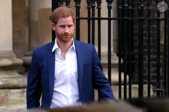 Le prince Harry à Londres le 26 avril 2018.