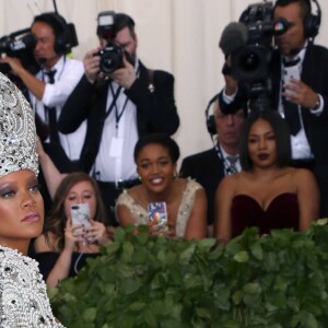 Rihanna - Les célébrités arrivent à l'ouverture de l'exposition Heavenly Bodies: Fashion and the Catholic Imagination à New York, le 7 mai 2018 © Sonia Moskowitz/Globe Photos via Zuma/Bestimage