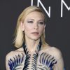 Cate Blanchett au photocall du dîner "Kering: Women in Motion Awards", qui a lieu Place de la Castre, lors du 71ème Festival International du Film de Cannes, le 13 mai 2018.