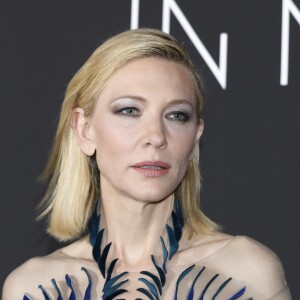 Cate Blanchett au photocall du dîner "Kering: Women in Motion Awards", qui a lieu Place de la Castre, lors du 71ème Festival International du Film de Cannes, le 13 mai 2018.