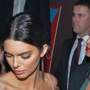 Kendall Jenner, Joan Smalls à la soirée du film "Le monde est à toi" sur la plage Magnum lors du 71ème Festival International du Film de Cannes, le 12 mai 2018.