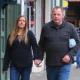 Exclusif - Thomas Markle Jr., demi-frère de Meghan Markle, lors d'une sortie shopping avec sa fiancée Darlene Blount dans la petite ville de Grants Pass dans l'Oregon le 21 février 2018.