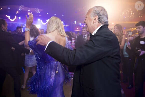 Paris Hilton, Fawaz Gruosi lors de la soirée du 25ème anniversaire de De Grisogono en marge du 71ème festival international du film de Cannes à Antibes le 15 mai 2018 © Borde / Jacovides / Moreau / Bestimage