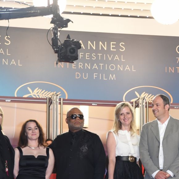 Lisa Erspamer, Vanessa Tovell, Ulysses Carter, guest, Simon Chinn, Kevin Macdonald, Pat Houston, sa fille Rayah Houston, Jonathan Chinn, Nicole David, Sam Rice Edwards - Montée des marches du film "Whitney" lors du 71ème Festival International du Film de Cannes, le 16 mai 2018. © Giancarlo Gorassini/Bestimage