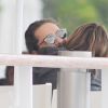 Heidi Klum et son compagnon Tom Kaulitz se câlinent et s'embrassent lors d'un déjeuner en amoureux au restaurant de l'hôtel du Cap-Eden-Roc à Antibes lors du 71ème Festival International du Film de Cannes , le 16 mai 2018.