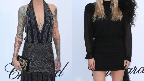 Ruby Rose et Ellie Goulding : Craquantes en robes noires à l'amfAR