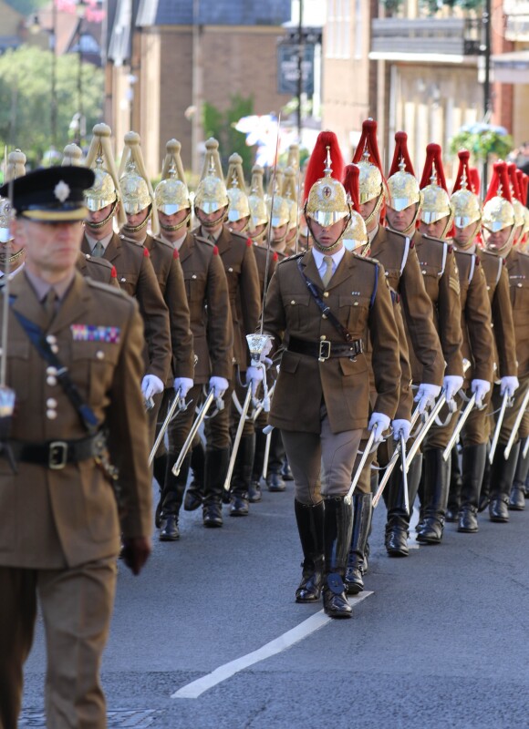 Répétitions et préparatifs en vue du mariage du prince Harry et de Meghan Markle. Windsor, le 17 mai 2018.