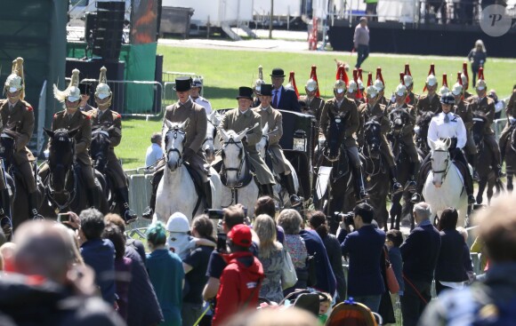 Répétitions et préparatifs en vue du mariage du prince Harry et de Meghan Markle. Windsor, le 17 mai 2018.