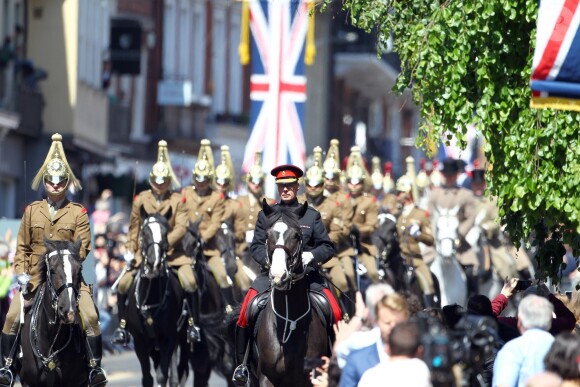 Répétitions et préparatifs en vue du mariage du prince Harry et de Meghan Markle. Windsor, le 17 mai 2018.