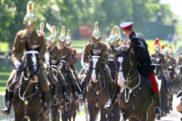 Répétitions et préparatifs en vue du mariage du prince Harry et de Meghan Markle. Windsor, le 17 mai 2018.