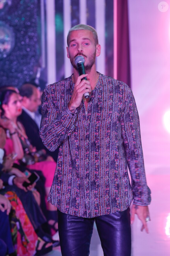 Exclusif - M. Pokora - 12ème édition du "Casa Fashion Show" au Sofitel Casablanca Tour Blanche à Casablanca au Maroc le 21 avril 2017. © Philippe Doignon/Bestimage