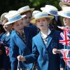 Ambiance à Windsor à la veille du mariage du prince Harry et de Meghan Markle le 18 mai 2018.