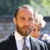 James Middleton arrive à la chapelle St. George pour le mariage du prince Harry et de Meghan Markle au château de Windsor, Royaume Uni, le 19 mai 2018.