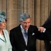Michael et Carole Middleton en la chapelle St George à Windsor au mariage du prince Harry et de Meghan Markle le 19 mai 2018.