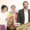 Audrey Gellet, Cyril Lignac, Pierre Hermé et Philippe Conticini, le jury du Meilleur Pâtissier - Les Professionnels sur M6, mai 2018.