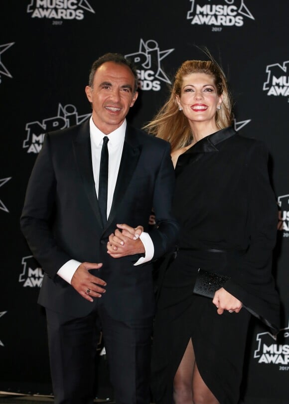 Nikos Aliagas avec sa compagne Tina Grigoriou - 19ème édition des NRJ Music Awards à Cannes le 4 novembre 2017. © Dominique Jacovides/Bestimage