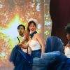 Exclusif - Mareva Galanter - Filage du spectacle "Les Parisiennes" au théâtre des Folies Bergère à Paris le 23 mai 2018. © Pierre Perusseau/Bestimage