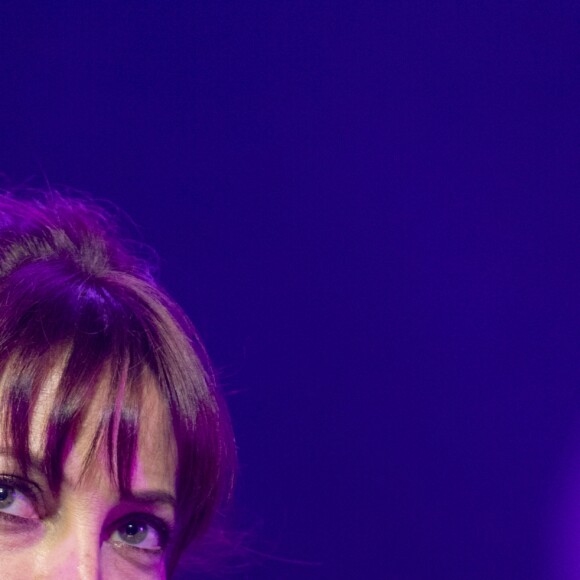 Exclusif - Mareva Galanter - Filage du spectacle "Les Parisiennes" au théâtre des Folies Bergère à Paris le 23 mai 2018. © Pierre Perusseau/Bestimage