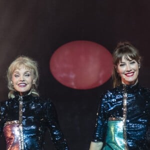 Exclusif - Inna Modja, Arielle Dombasle, Mareva Galanter, Helena Noguerra - Première du spectacle "Les Parisiennes" aux Folies Bergères à Paris le 24 mai 2018. © Olivier Borde - Pierre Perrusseau/Bestimage