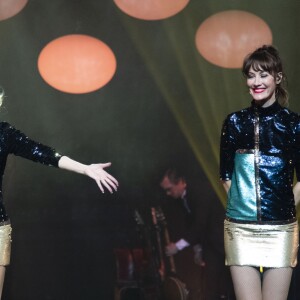 Exclusif - Arielle Dombasle, Mareva Galanter - Première du spectacle "Les Parisiennes" aux Folies Bergères à Paris le 24 mai 2018. © Olivier Borde - Pierre Perrusseau/Bestimage