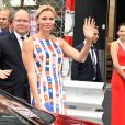 Le prince Albert II de Monaco et la princesse Charlene arrivent au 76e Grand Prix de Formule 1 de Monaco le 28 mai 2018. © Bruno Bebert/Bestimage