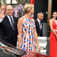 Le prince Albert II de Monaco et la princesse Charlene arrivent au 76e Grand Prix de Formule 1 de Monaco le 28 mai 2018. © Bruno Bebert/Bestimage