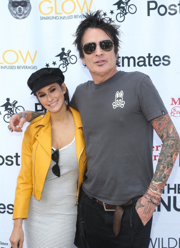 Brittany Furlan et son fiancé Tommy Lee à la journée Off The Menu x Postmates: Secret Burger Showdown au Wallis Annenberg Center à Beverly Hills, le 26 mai 2018
