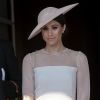 Meghan Markle, duchesse de Sussex lors de la garden party pour les 70 ans du prince Charles au palais de Buckingham à Londres. Le 22 mai 2018