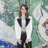 Emma Stone - Photocall du défilé de la collection croisière Louis Vuitton 2019 dans les jardins de la fondation d'art Maeght à Saint-Paul-De-Vence, France, le 28 mai 2018.