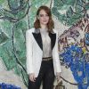 Emma Stone - Photocall du défilé de la collection croisière Louis Vuitton 2019 dans les jardins de la fondation d'art Maeght à Saint-Paul-De-Vence, France, le 28 mai 2018.