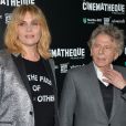Roman Polanski et sa femme Emmanuelle Seigner - Avant-première du film "D'après une histoire vraie" de R. Polanski à la Cinémathèque Française à Paris, le 30 octobre 2017.