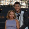 Exclusif - Tony Yoka et sa comapgne Estelle Mossely (enceinte, habillée par Christophe Guillarmé) - Les célébrités lors grand concert de l'Orchestre National de France au Champs de Mars présenté par S. Bern sur France 2 pour célébrer la Fête Nationale à Paris le 14 juillet 2017 © Giancarlo Gorassini / Pierre Perusseau / Veeren / Bestimage