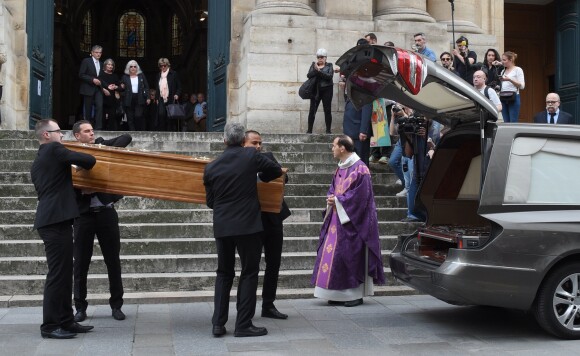 Obsèques de Pierre Bellemare à l'église Saint-Roch de Paris, France, le 31 mai 2018.