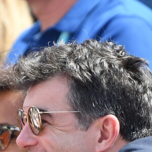 Karine Le Marchand et Stephane Plaza à Roland-Garros le 4 juin 2018.